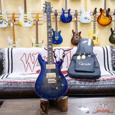 Paul Reed Smith PRS Wild West Guitars Special Run CE 24 Painted Black Neck 57/08 Covered Pickups Faded Grey Black Blue Burst 7.65 LBS image 4