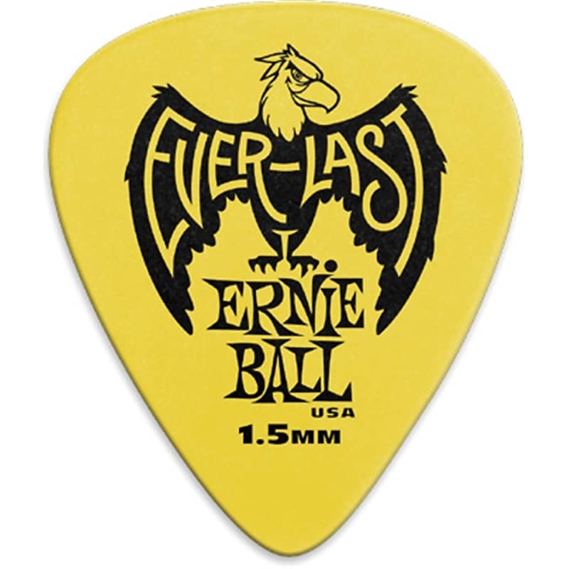 Ernie Ball P09195 Everlast Delrin Guitar Picks - 1.5mm (12-Pack) image 2
