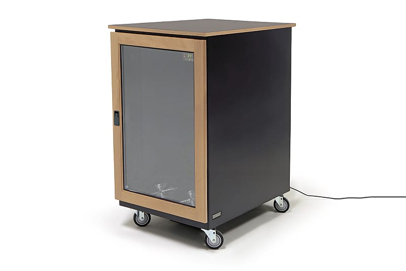 Argosy IsoBox PRO18 | 18RU Sound Isolation Cabinet (Natural | Reverb
