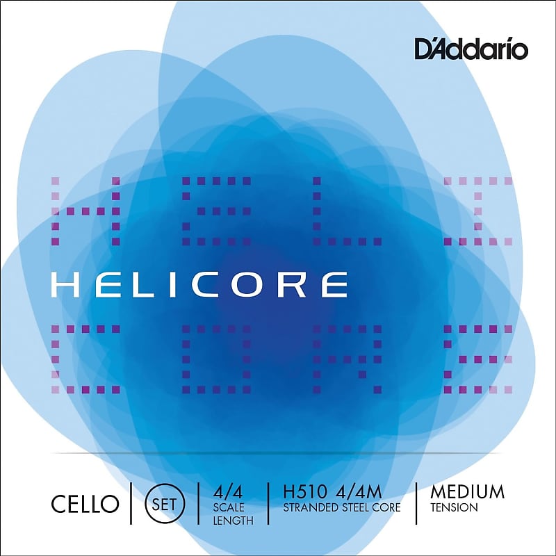 D'Addario H510-44M Helicore 4/4-Scale Cello Strings - Medium image 1