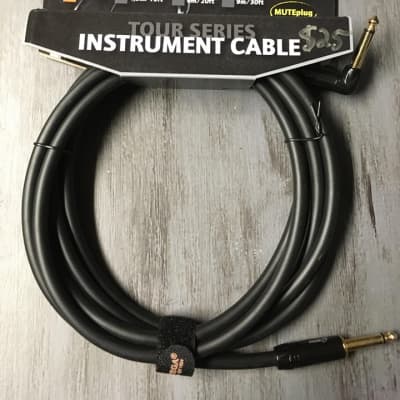 Ortega Tour Series Instrument Cable- Muteplug- 10 Feet for sale