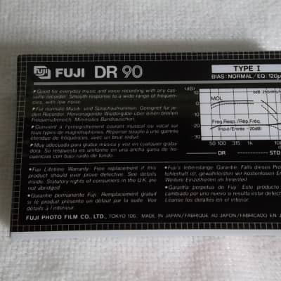 1 Early 80's Fuji DR-90 90 Super Ferric Type I Cassette Tapes 90 Mins Sealed #003 image 2