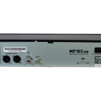 Numark MP103USB Pro Rack Mount DJ CD Player+2) Active Speakers+Stands+Headphones image 4