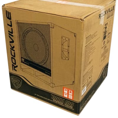 (2) Rockville RPG12 12" Powered 1600w DJ PA Speakers+(2) 15" Powered Subwoofers image 6