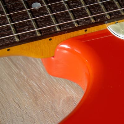 🇯🇵 Fender Mustang Reissue Competition MIJ Japan Fiesta Red 2007-2010 MG-73 CO FRD image 9