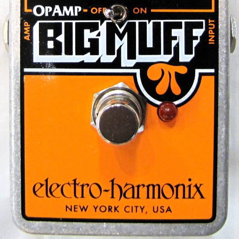 Used Electro-Harmonix EHX Op-Amp Big Muff Pi Distortion/Sustainer Pedal OpAmp