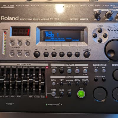 Roland TD-20X Drum Sound Module w/ OLED+Custom Kits