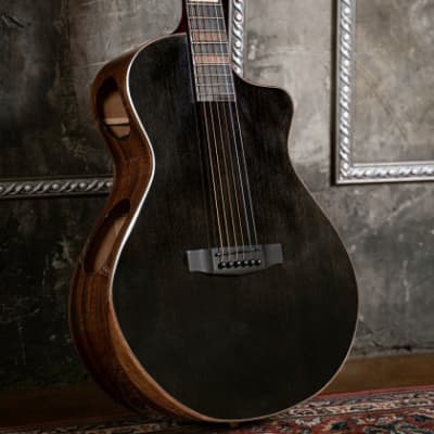 Cort Modern Black Trans Black Gloss w/Case (B Stock) image 5
