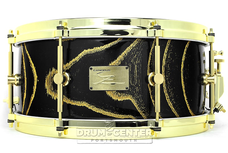 Canopus Zelkova 30th Anniversary Snare Drum 14x6.5 w/ Case