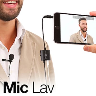 iRig Mic Lav - Lavalier Microphone for Smartphones and Tablets with Foam Pop Shield image 3