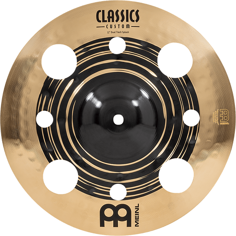 Meinl CC12DUTRS 12" Classics Custom Dual Trash Splash Cymbal w/ Video Demo image 1