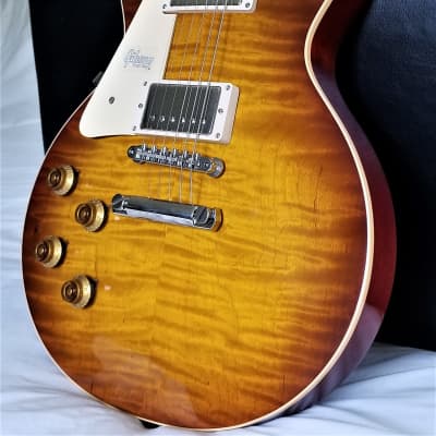 Left Handed 2018 Gibson Historic 1959/R9 Les Paul, New with COA/OHSC, Magnificent Top! image 11