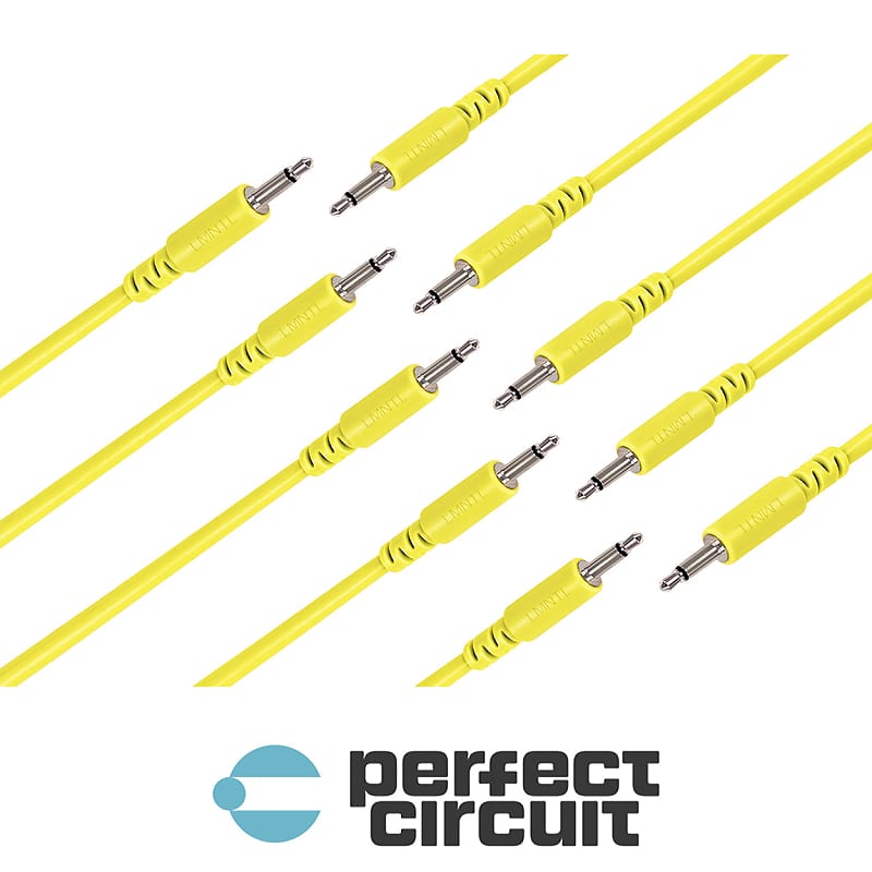 LMNTL 48" 3.5mm Patch Cable 10-Pack (Yellow) image 1