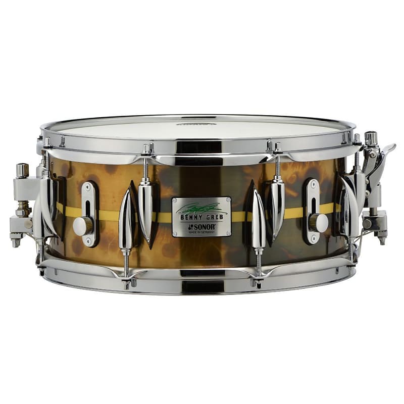 Sonor Benny Greb Signature New Brass Snare Drum 13x5.75 - Vintage Brass image 1