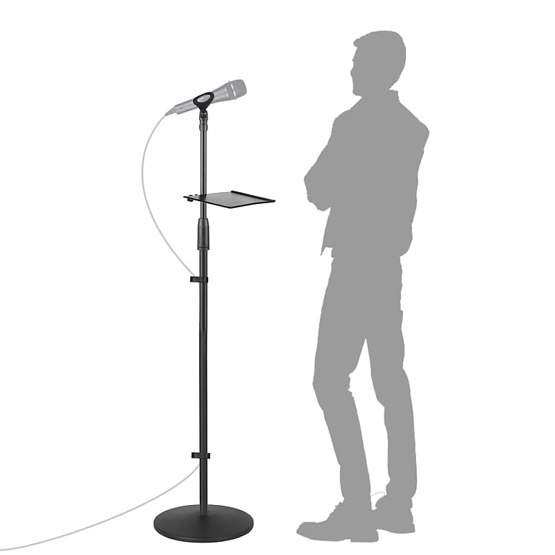 Microphone Stand, Adjustable Karaoke Mic Holder For Singing, 