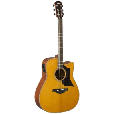 Yamaha A1M Acoustic-Electric Guitar (Vintage Natural) (Used/Mint)(New) image 2