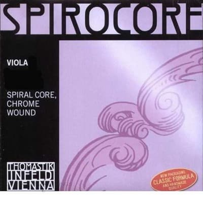 Thomastik-Infeld Spirocore Viola Strings-G- Chromesteel Wound/Stranded Steel Core image 2