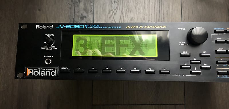Roland JV-2080 64 Voice Synthesizer + SR-JV80 expansion cards collection  lot full +PCM Data Rom card