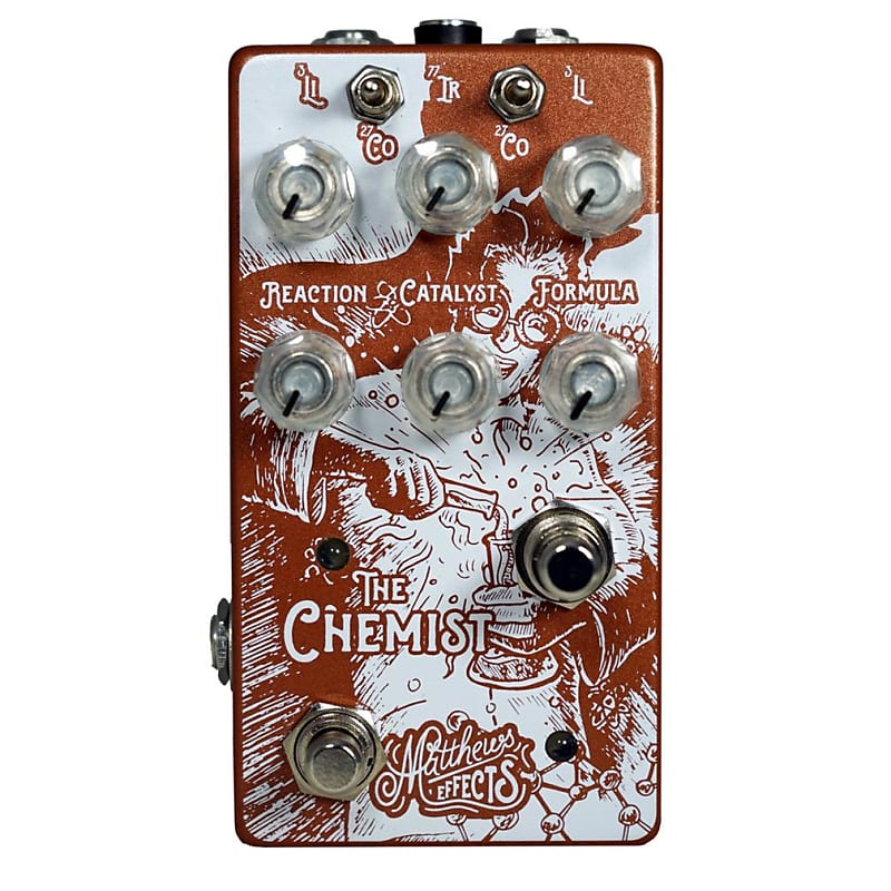 Matthews Effects The Chemist Atomic Modulator Chorus Vibrato Phaser Octave Electric Guitar Effects Pedal image 1