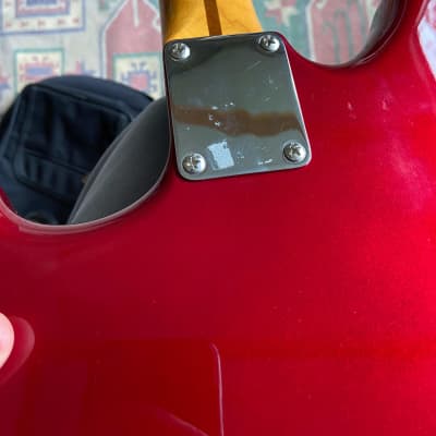Fender Pawn Shop Mustang Special 2012 - 2013 - Candy Apple Red w/ Fender Bag image 7