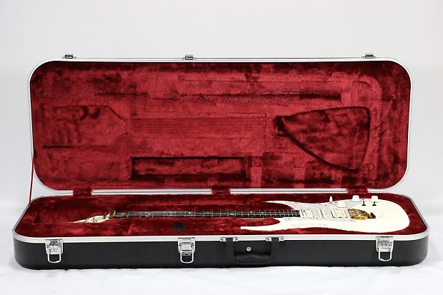 Ibanez JEM7V Modified with Buzz Feiten & Sustainer White