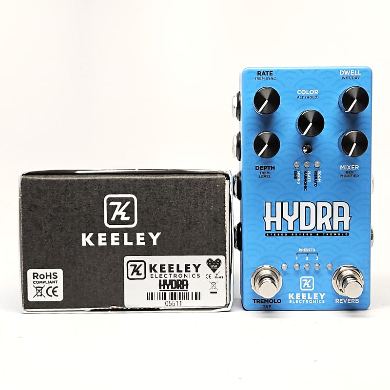 Keeley Hydra Stereo Reverb & Tremolo