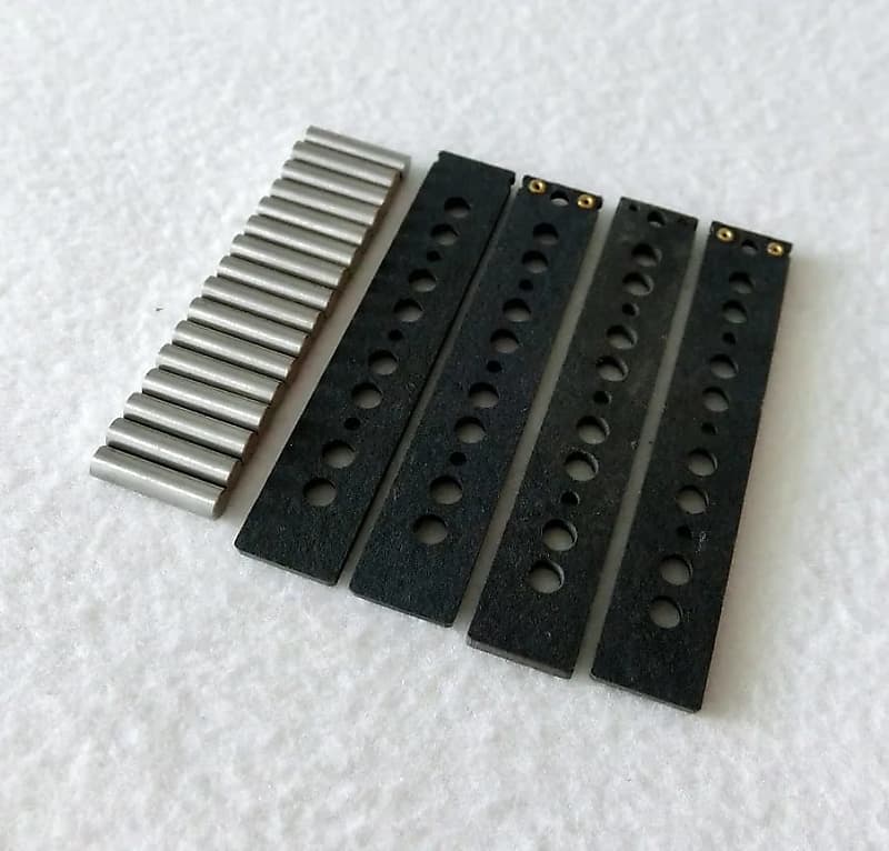 1 Set DIY Bass Guitar Alnico 5 Pickups Rods with Reverb