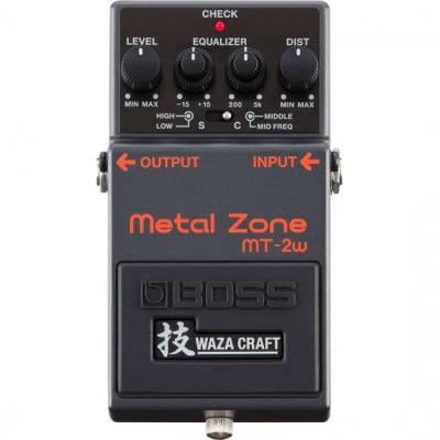 Boss MT-2W WAZA Craft Metal Zone Effects Pedal MT2W for sale