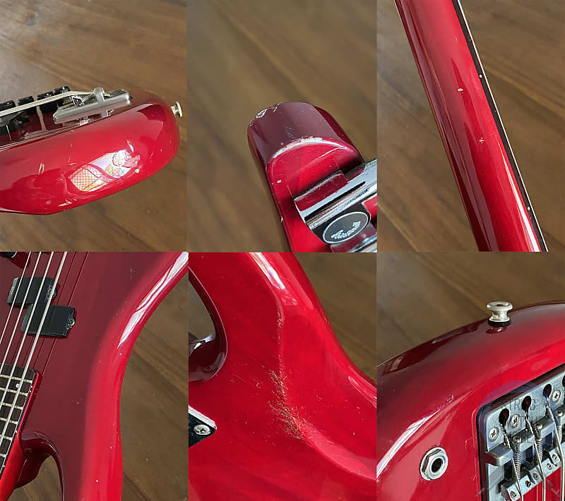 Aria Pro II Bass, RSB Formula, Active P/J, Wine Red, MIJ 1986 | Reverb