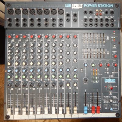 Soundcraft Lexicon Spirit Power Station powered mixer with effects 
