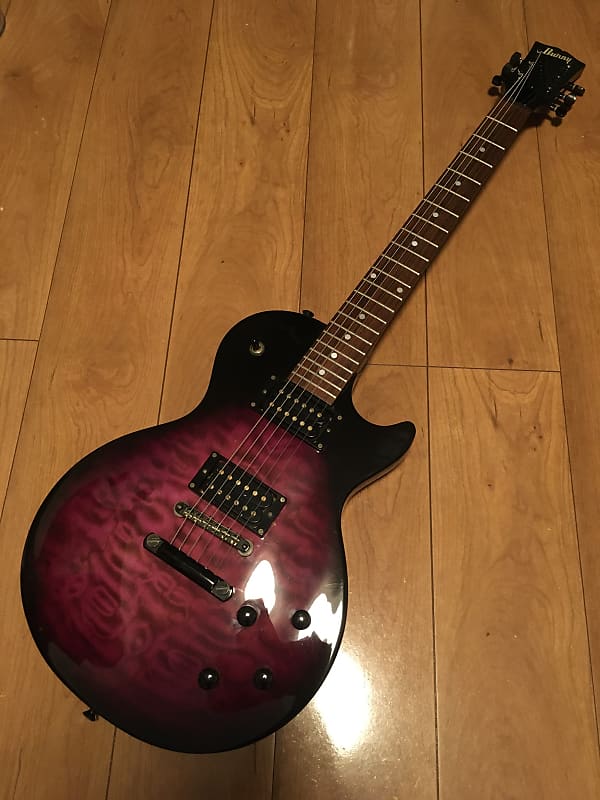 Burny Fernandes LG550 Purple Burst Les Paul | Reverb