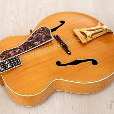 1939 Gibson Super 400 Pre-War Vintage Archtop Acoustic Guitar Blonde w/ Case image 12