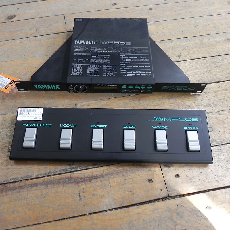 YAMAHA FX500BマルチエフェクターとMFC06ペダル YAMAHA FX500BマルチエフェクターとMFC06ペダル YAMAHA FX500B