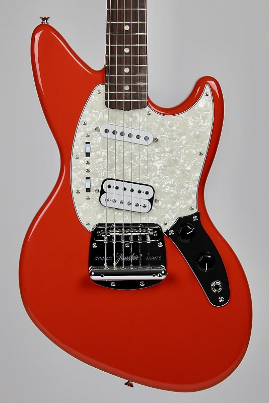 Fender Kurt Cobain Jag-Stang Rosewood Fingerboard Fiesta Red | Reverb