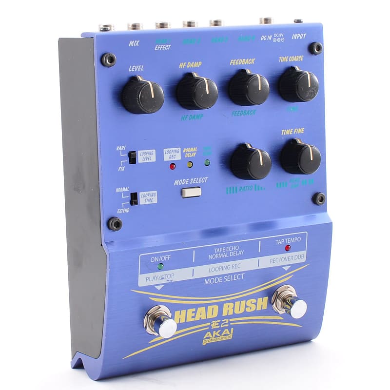 Akai E2 Headrush Tap Delay Tape Echo Looper w/Adapter&Box Effects Pedal  Used From Japan #K20804021100021