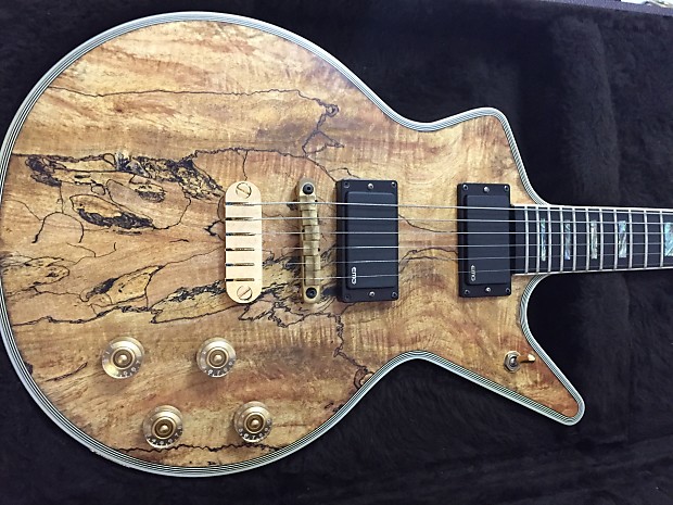 Spalted maple les paul top