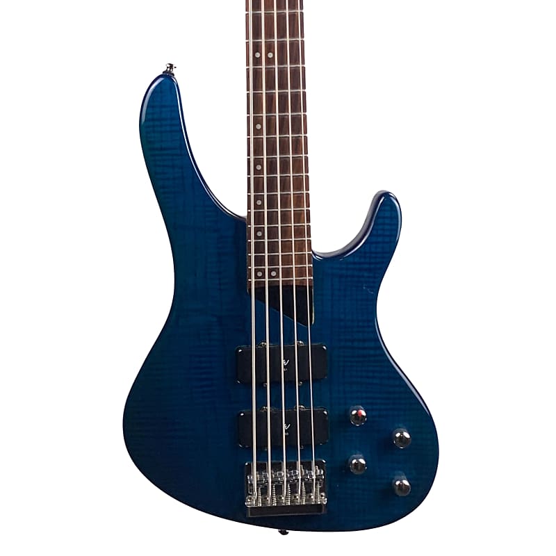 Washburn Bantam Xb String Bass Transparent Blue W Ohsc Reverb