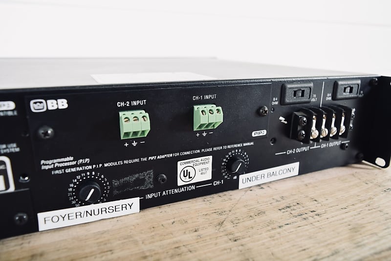 Crown Com-Tech 210 2-Channel Power Amp (church owned