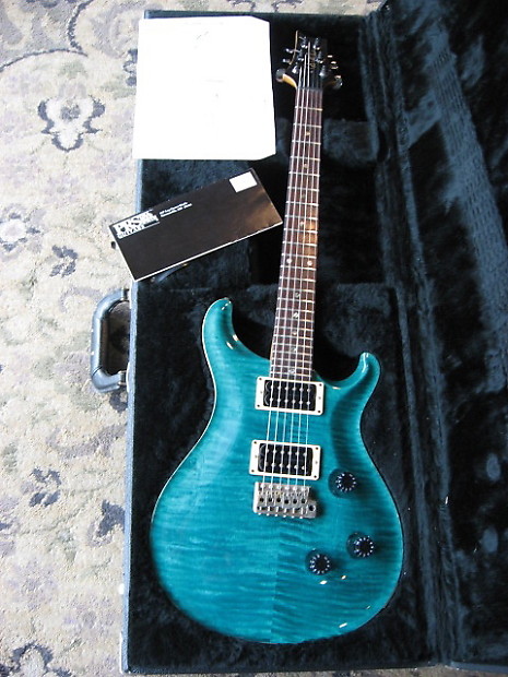 Paul Reed Smith CE-24 1998 Turquoise FLAMETOP | Reverb