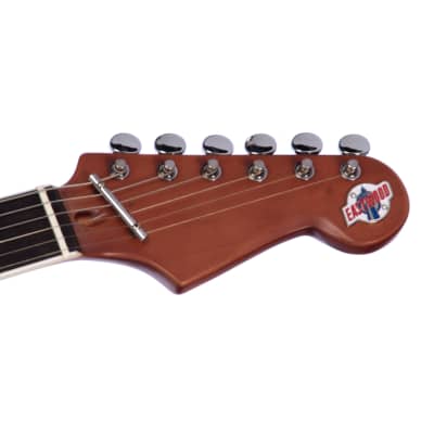 Eastwood Guitars SD-40 Hound Dog - Redburst - Hound Dog Taylor Kawai / Teisco -inspired Electric Guitar - NEW! image 9