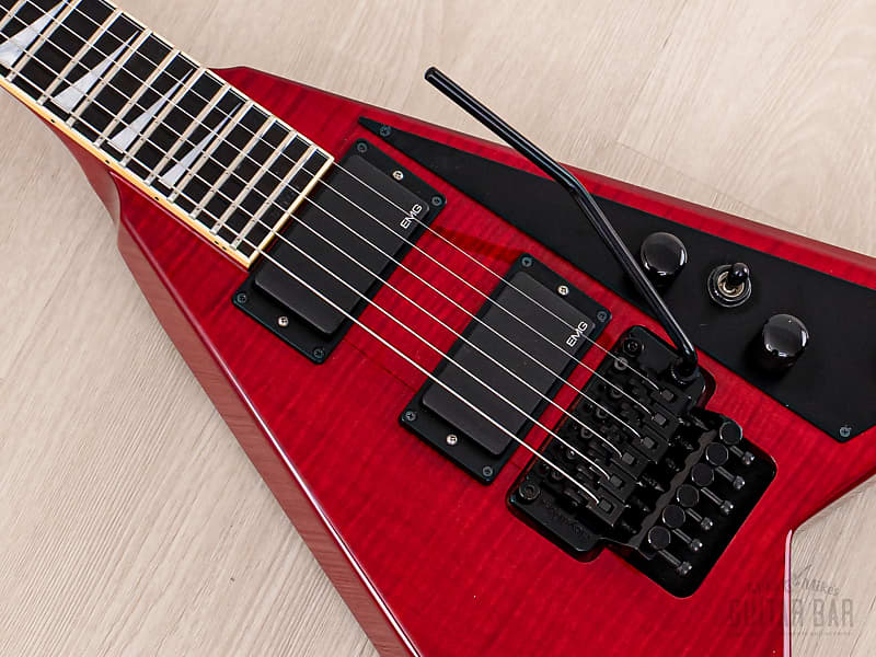 2008 Jackson Stars Randy Rhoads RR-J1E Flying V Trans Red
