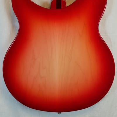 Rickenbacker 330 Fire Glo Thin-Line Semi-Hollow Electric Guitar, 2022 w/Oiled Rosewood Fretboard, HC image 11