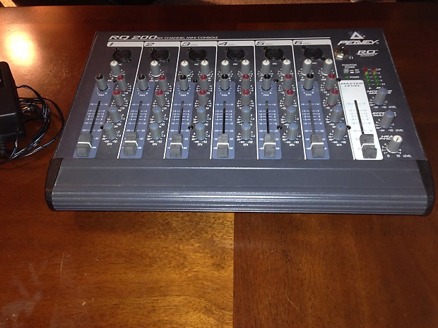 Peavey RQ200 Powered 6 Channel Mixer Console for Recording