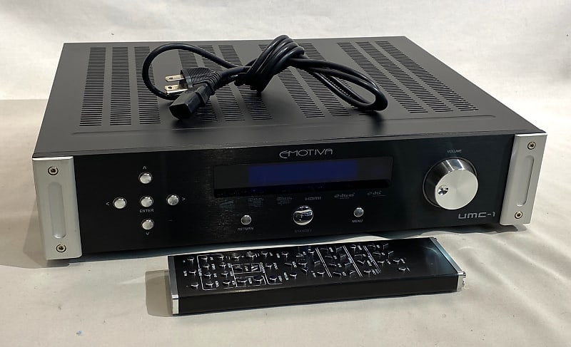 Emotiva UMC-1 Preamp Processor w/ Original Remote Black