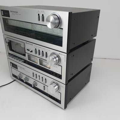 Kenwood KA-300 Amplifier - KX-400 Cassette deck - KT-400 Tuner - Nice Serviced set image 4