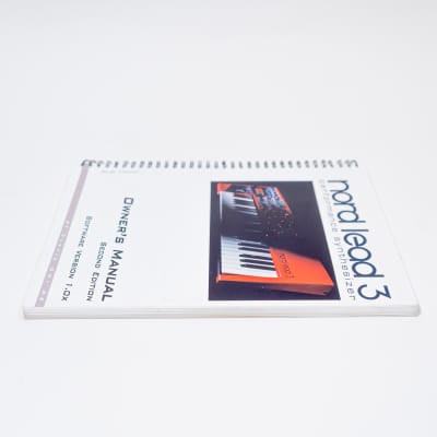 Nord Lead 3 Owners Manual - Second Edition - Software Version 1.0X image 8