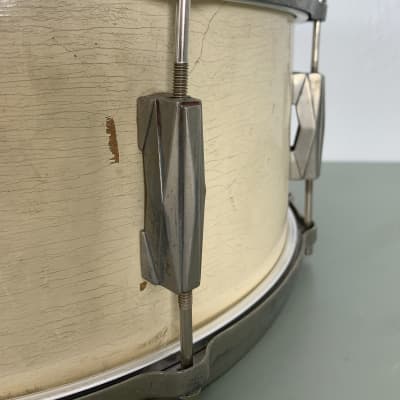 Gretsch Broadkaster Standard 40s Snare Drum 6.5 x 14" Rocket Lugs Stick Chopper Die Cast Rims image 4