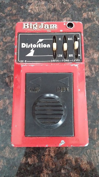 Multivox Big Jam Distortion SE-8 80's Red
