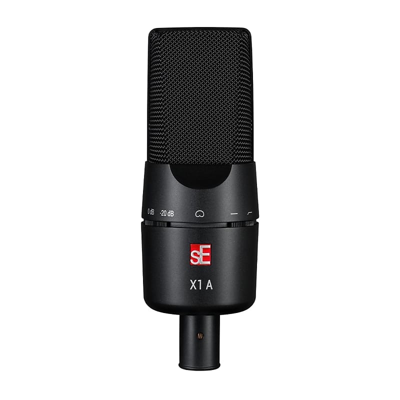 sE Electronics X1 A Large Diaphragm Cardioid Condenser Microphone 2016 - Present - Black image 1
