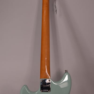 2021 Squier Classic Vibe Mustang Bass Surf Green Finish Electric Bass Guitar image 19